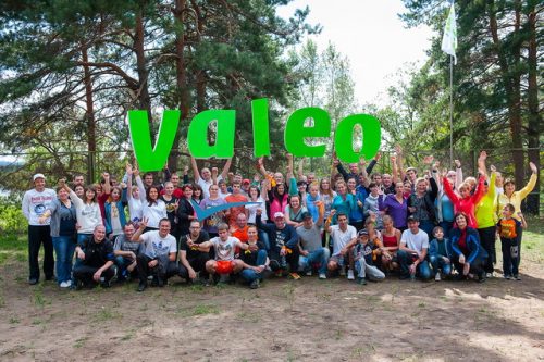 Спортивный тимбилдинг компании Valeo